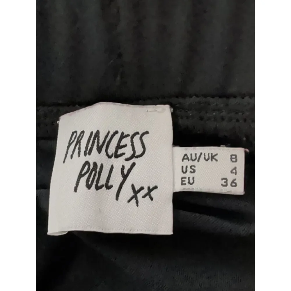 Princess Polly Black Ruched Midi Skirt